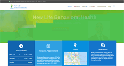 Desktop Screenshot of newlifebehavioralhealth.com